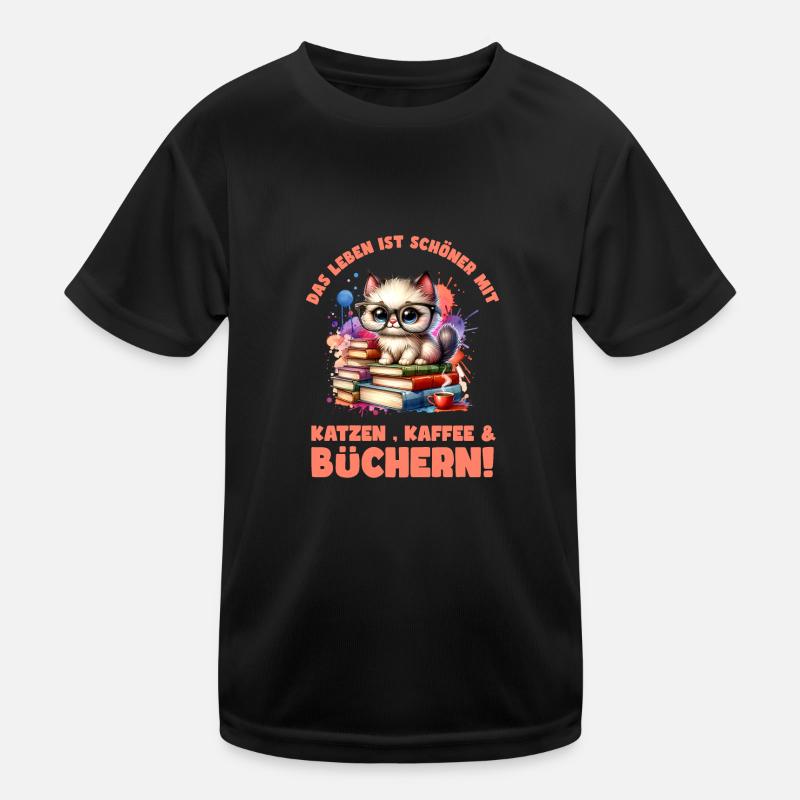 La lecture est mon passe-temps - La vie est plus belle avec T-shirt sport Enfant