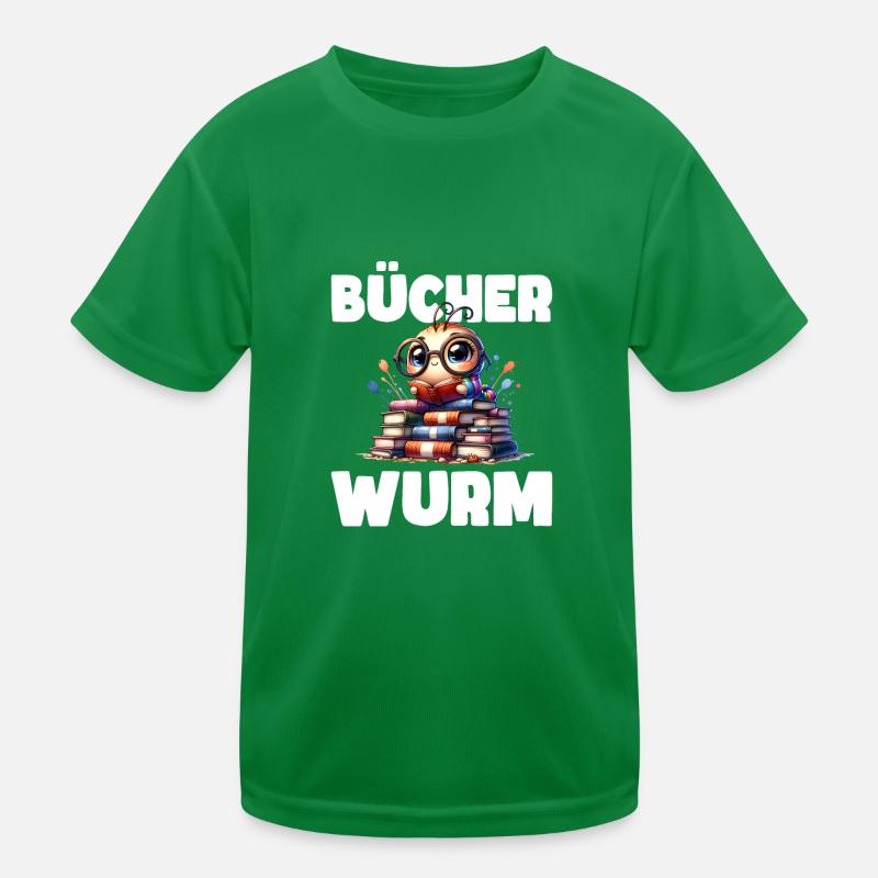 Bookworm - Reading is my hobby Kids Functional T-Shirt