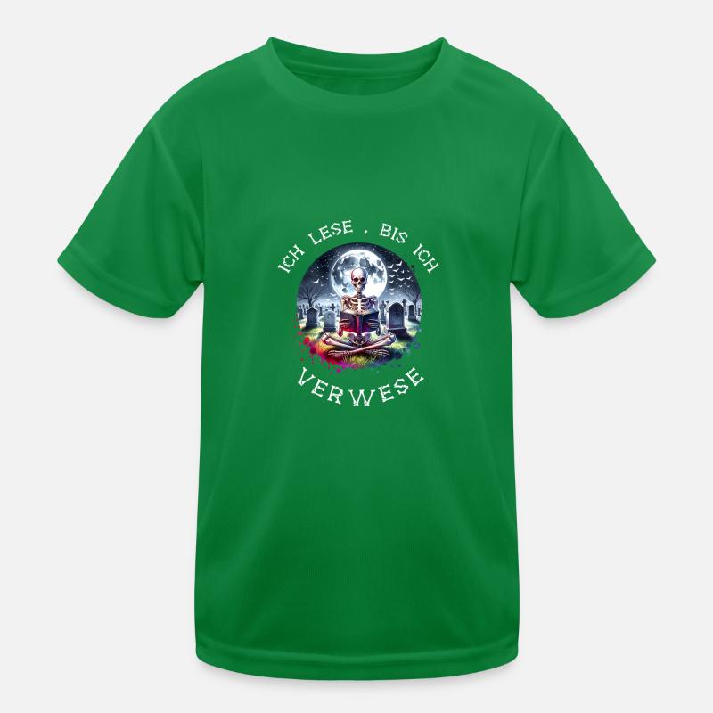 Lesen ist mein Hobby Kinder Funktions-T-Shirt