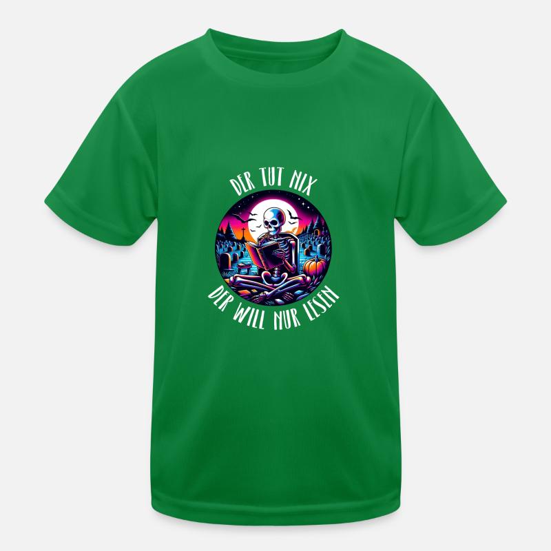 Reading is my hobby Kids Functional T-Shirt