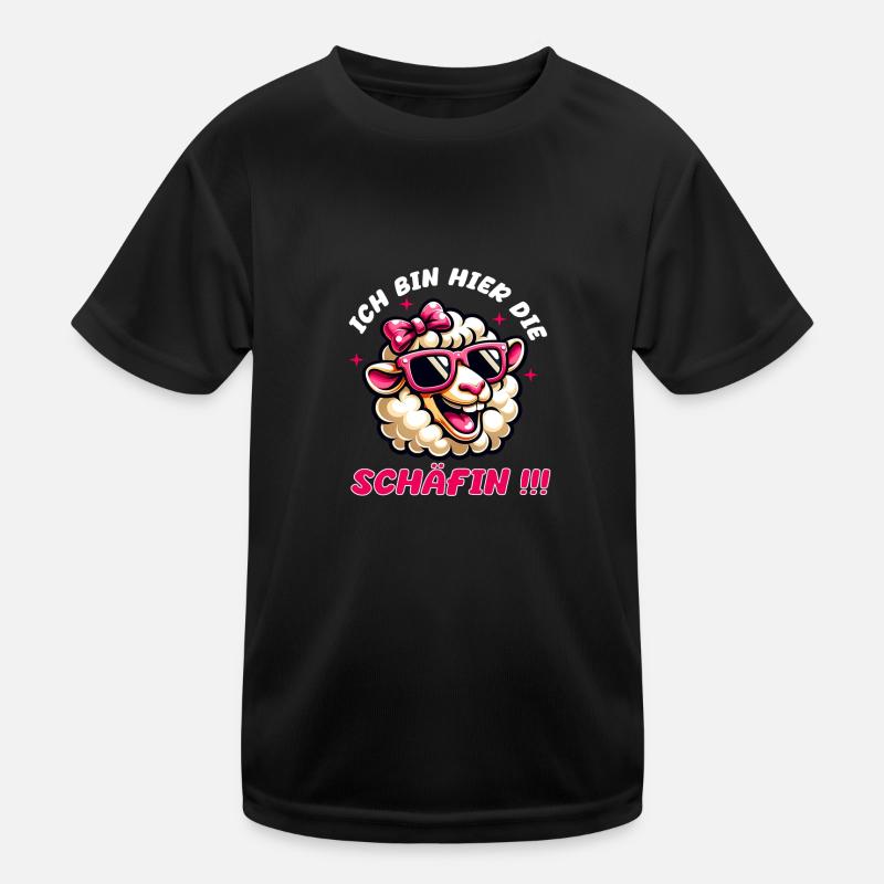 Kölle Alaaf Ich Bin Hier Die Schäfin Kinder Funktions-T-Shirt