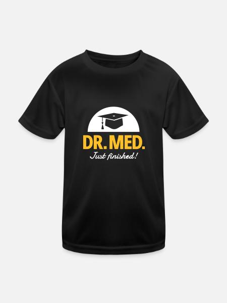 Médecin - T-shirt sport Enfant - noir