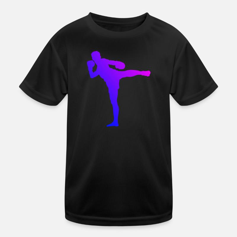 Muay Thai Thai Boxer Thai Boxing Thai Boxing Thai Boxing Kids Functional T-Shirt