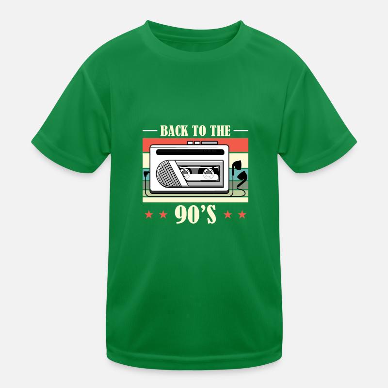 Walkman Back to the 90s - Gift Idea Kids Functional T-Shirt