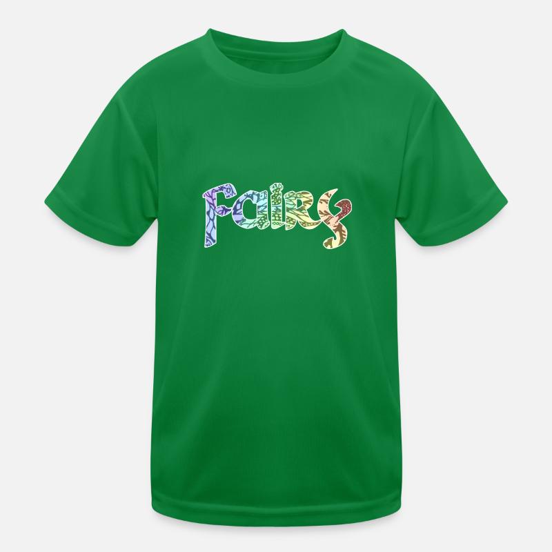 Fairy romantic writing Kids Functional T-Shirt