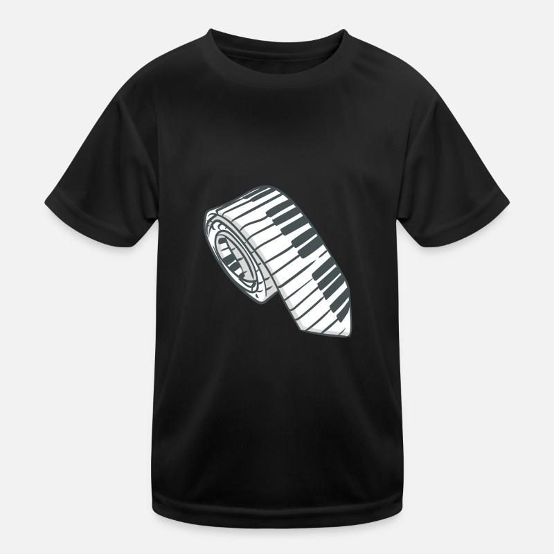 Piano Tie Piano Player Keyboard Kids Functional T-Shirt
