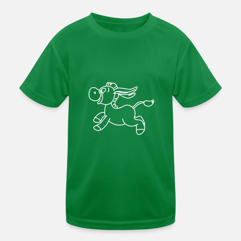 Kleines Eselchen Kinder Funktions-T-Shirt