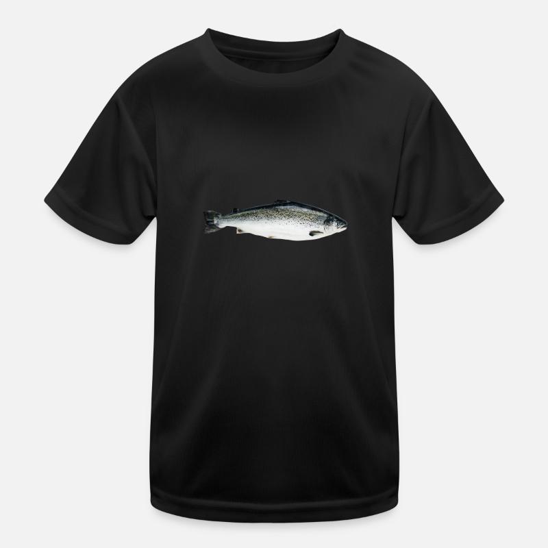 Lachs Kinder Funktions-T-Shirt