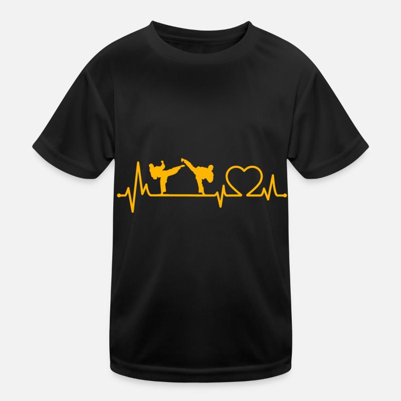Taekwondo Heartbeat Kids Functional T-Shirt