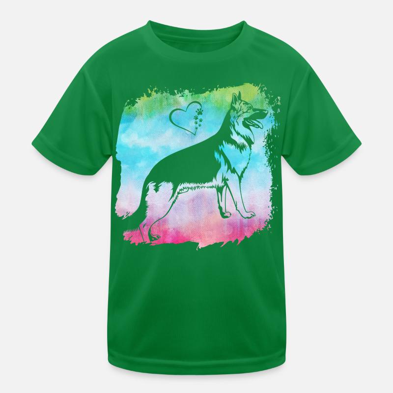 German Shepherd Kids Functional T-Shirt