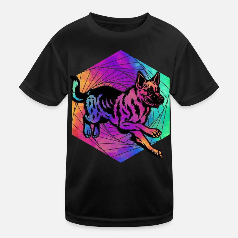 German Shepherd Kids Functional T-Shirt