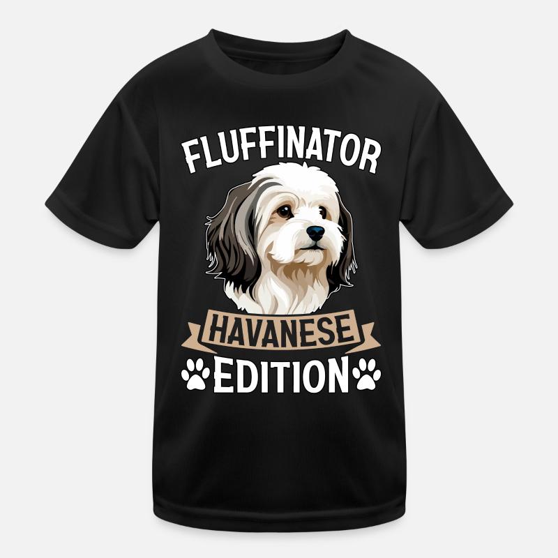 Fluffinator Havanese Edition Kinder Funktions-T-Shirt