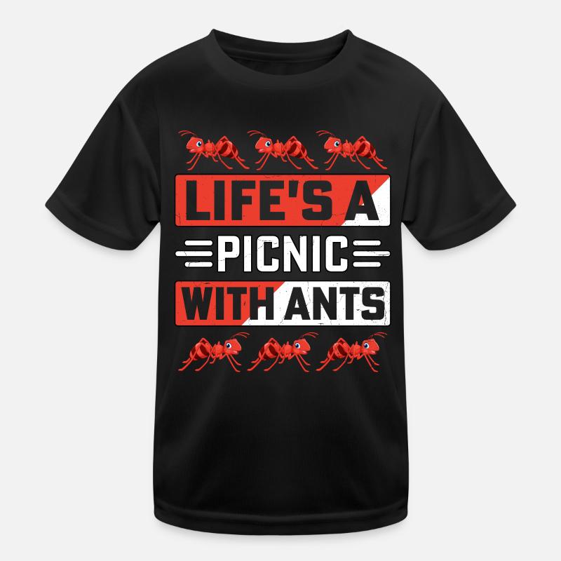 Life's a picnic with ants Kids Functional T-Shirt