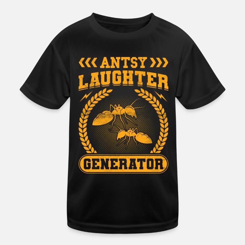 Antsy Laughter Generator Kids Functional T-Shirt