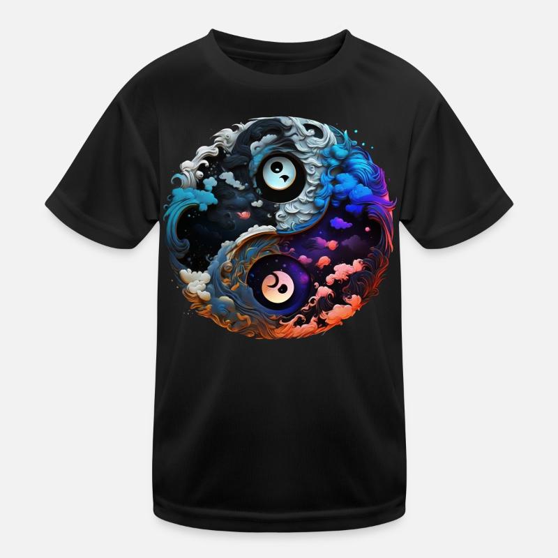 Yin Yang T-shirt sport Enfant