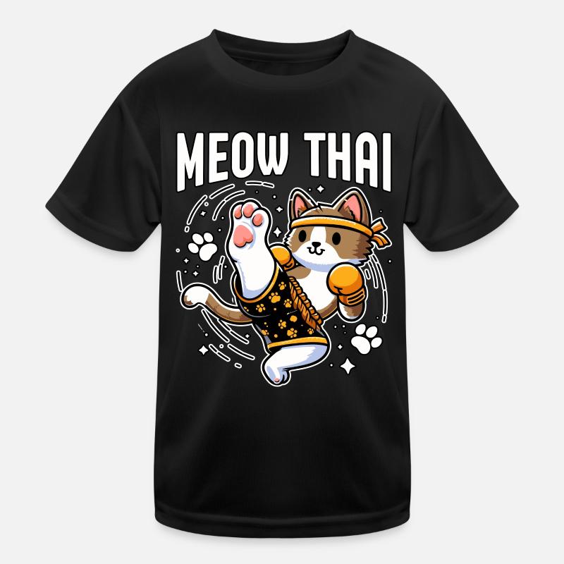 Miau Thai Katze Kinder Funktions-T-Shirt