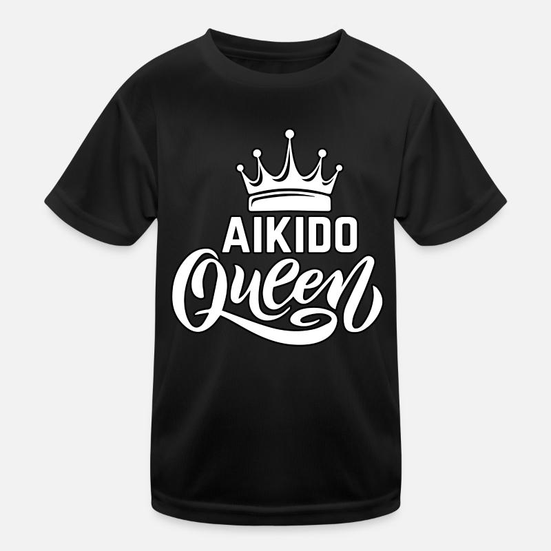 Aikido-Königin Kinder Funktions-T-Shirt