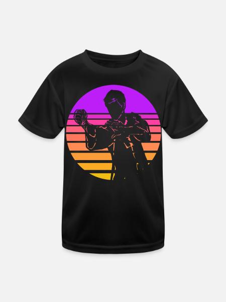 Wing Chun - T-shirt sport Enfant - noir - Devant