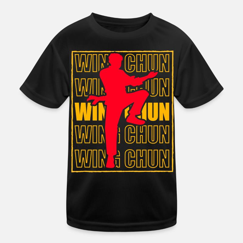 Wing Chun Kinder Funktions-T-Shirt