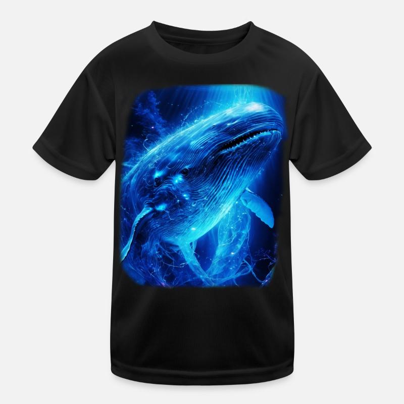 Blauwal Kinder Funktions-T-Shirt