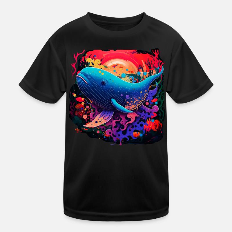 Blue Whale Kids Functional T-Shirt