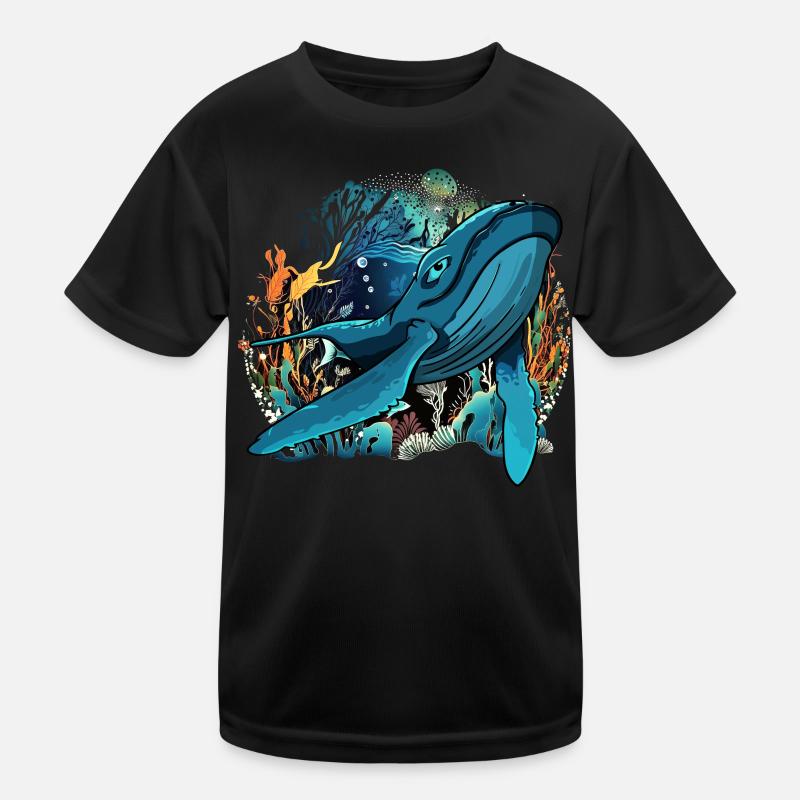 Blue Whale Kids Functional T-Shirt