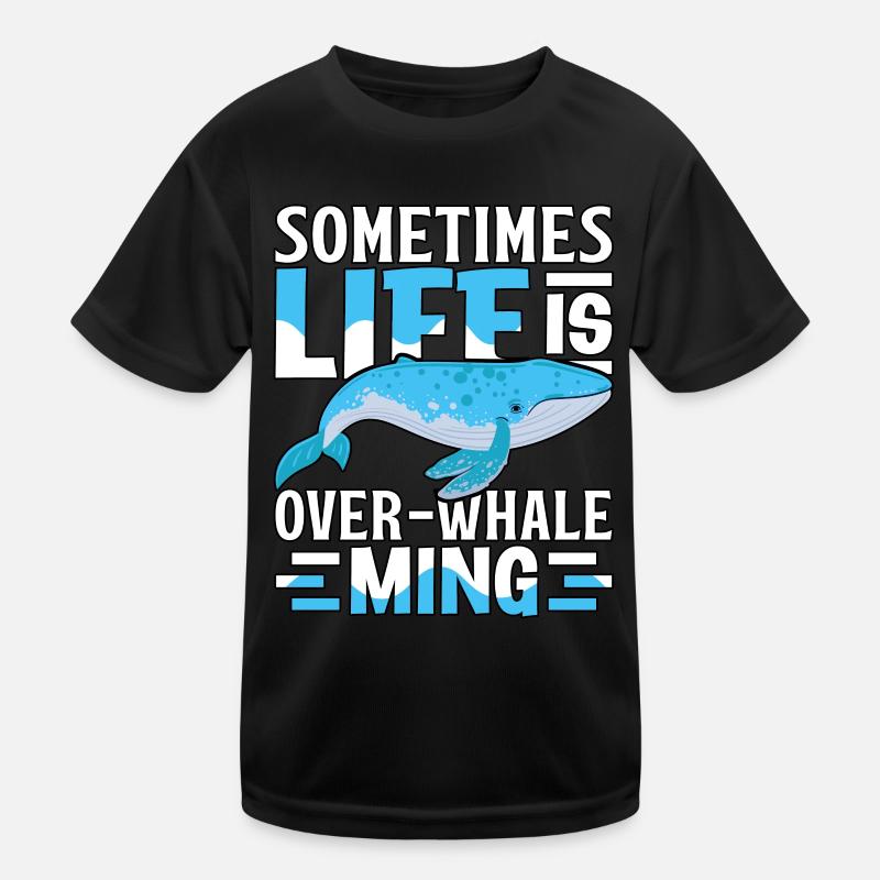 Manchmal ist das Leben übertrieben Kinder Funktions-T-Shirt