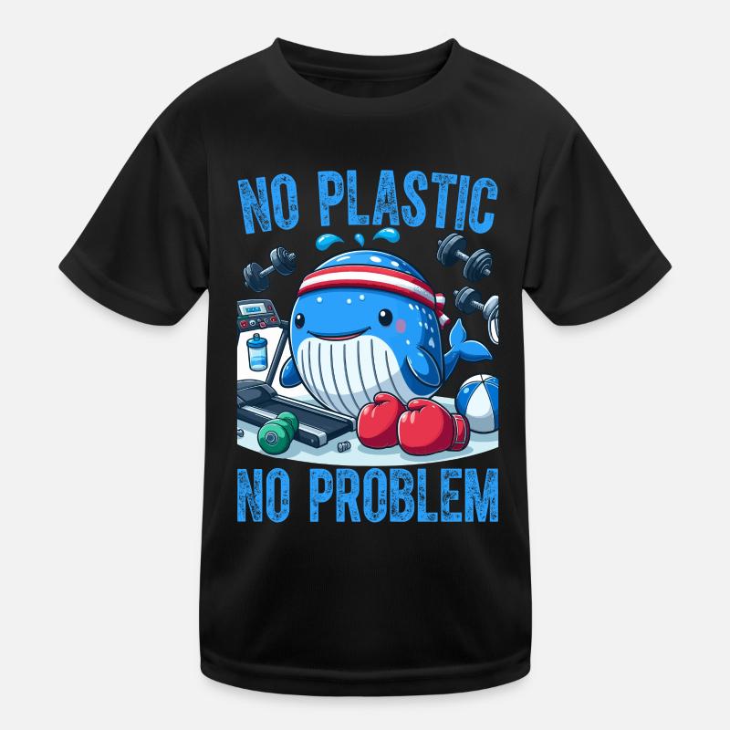 No Plastic No Problem Kids Functional T-Shirt