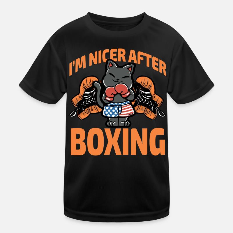 I'm nicer after Boxing Kids Functional T-Shirt