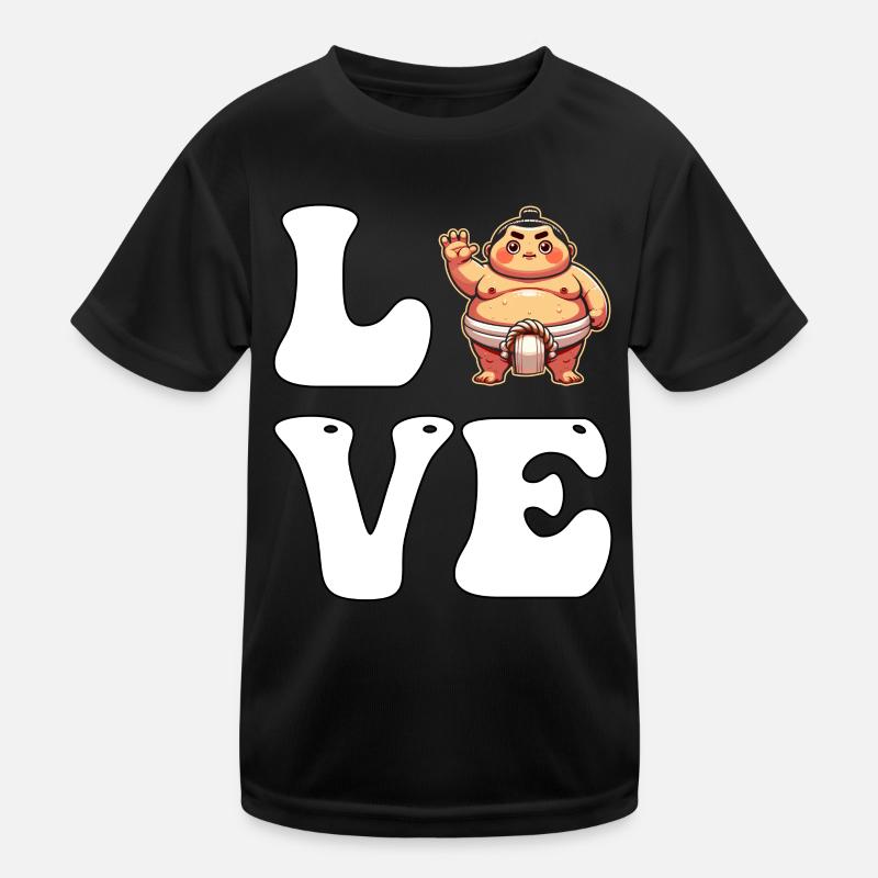 Sumo-Liebe Kinder Funktions-T-Shirt