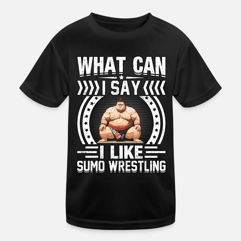 Que puis-je dire que j’aime la lutte de sumo T-shirt sport Enfant