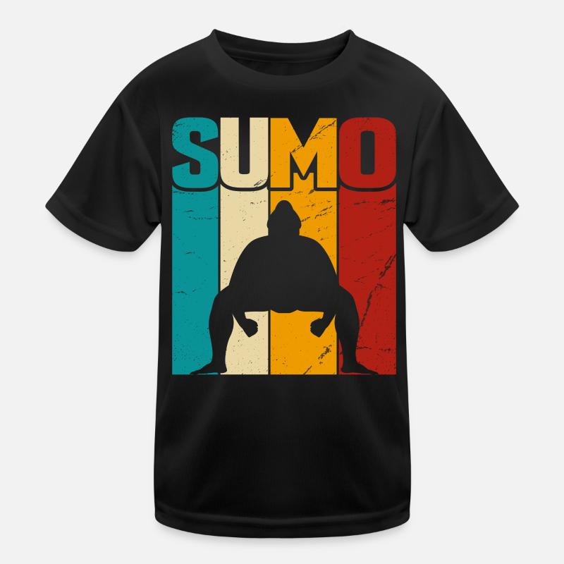 Sumo Retro Kinder Funktions-T-Shirt