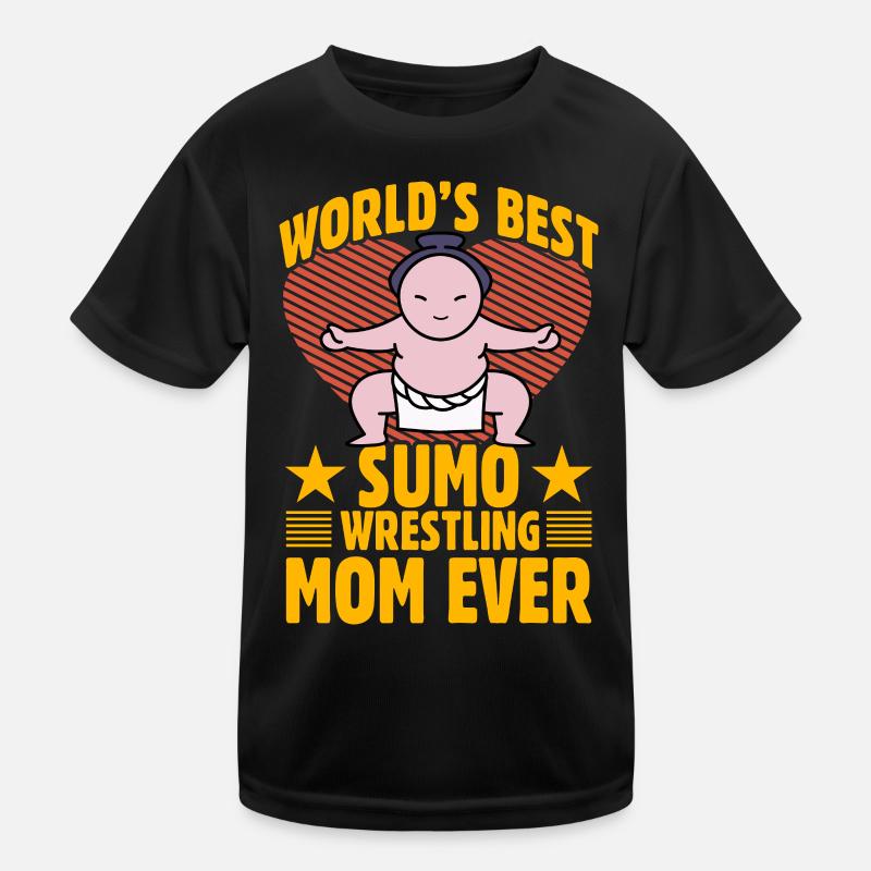 Die beste Sumo-Ringer-Mutter aller Zeiten Kinder Funktions-T-Shirt