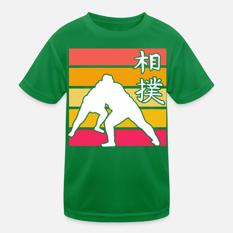 Sumo Retro Kinder Funktions-T-Shirt