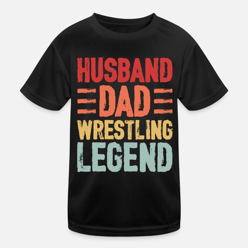 Ehemann, Vater, Wrestling-Legende Kinder Funktions-T-Shirt