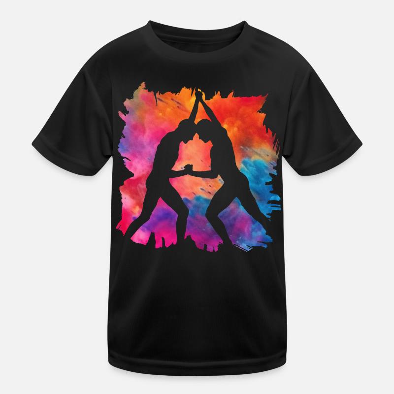 Ringen Kinder Funktions-T-Shirt