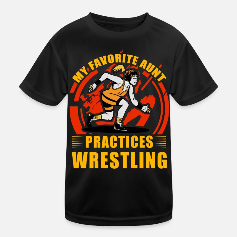 Ma tante préférée pratique la lutte T-shirt sport Enfant