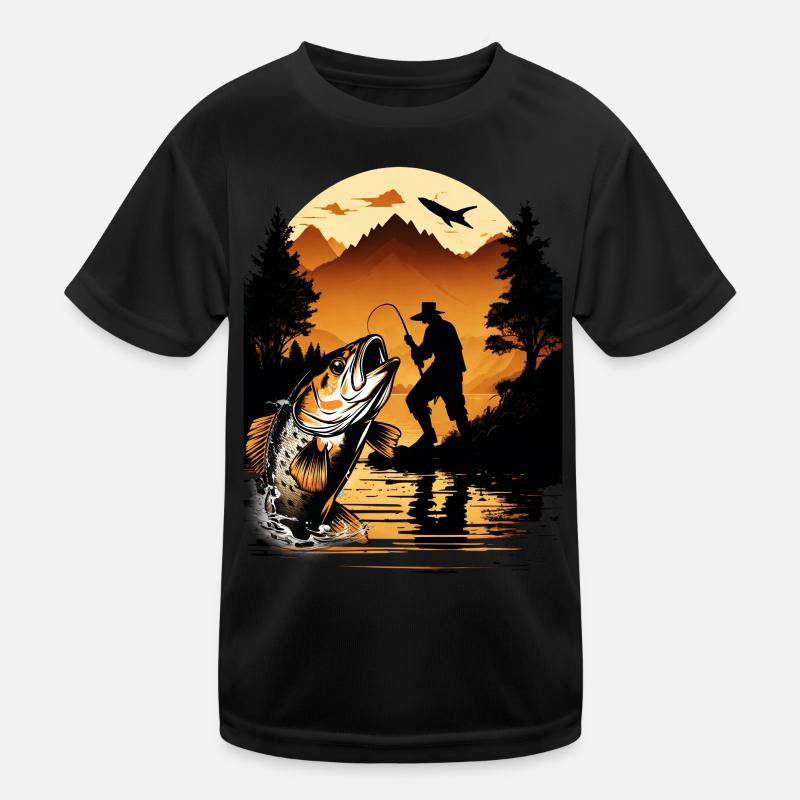 Barsch-Fisch Kinder Funktions-T-Shirt