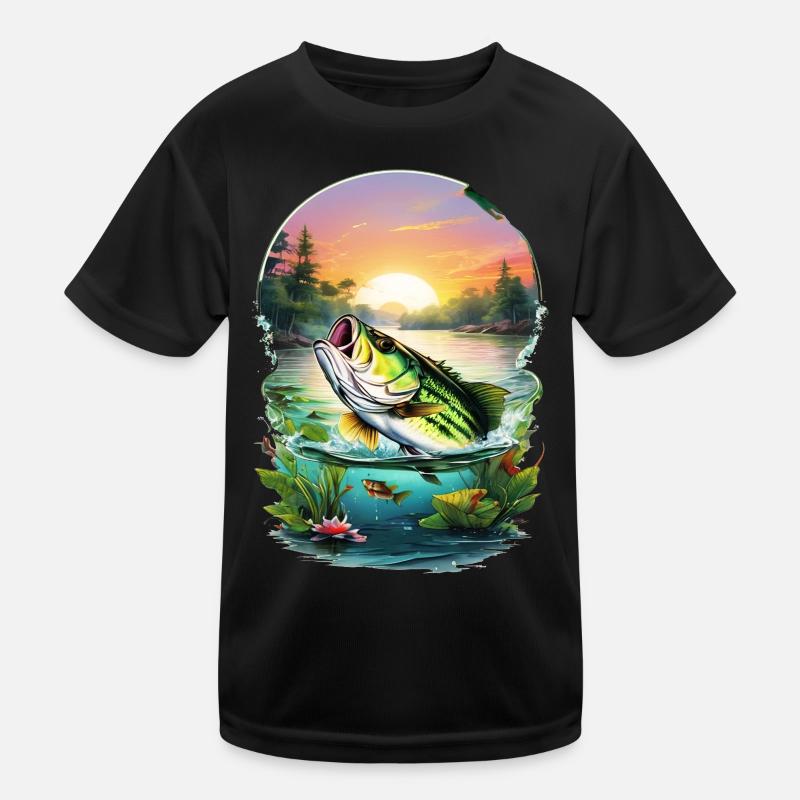 Barsch-Fisch Kinder Funktions-T-Shirt
