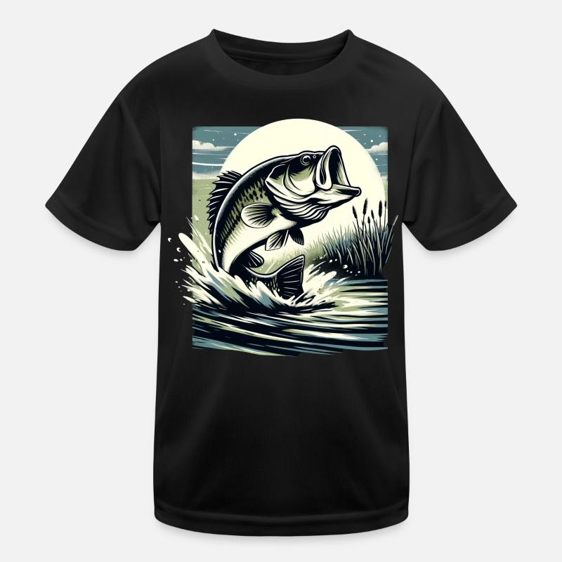 Barsch-Fisch Kinder Funktions-T-Shirt