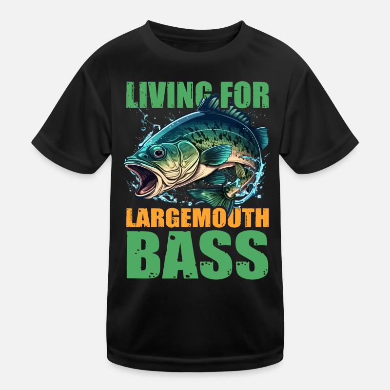 Leben für Forellenbarsche Kinder Funktions-T-Shirt
