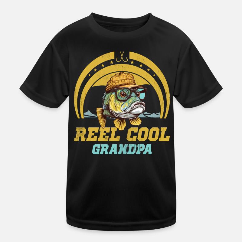 Rolle Cool Opa Kinder Funktions-T-Shirt