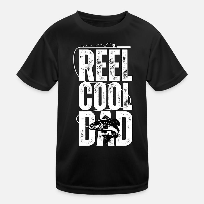 Reel Cool Dad Kids Functional T-Shirt