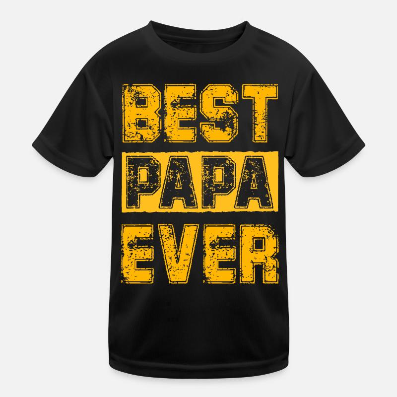 Bester Papa aller Zeiten Kinder Funktions-T-Shirt