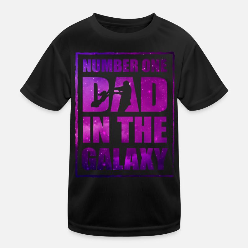 Vater Nummer eins in der Galaxis Kinder Funktions-T-Shirt