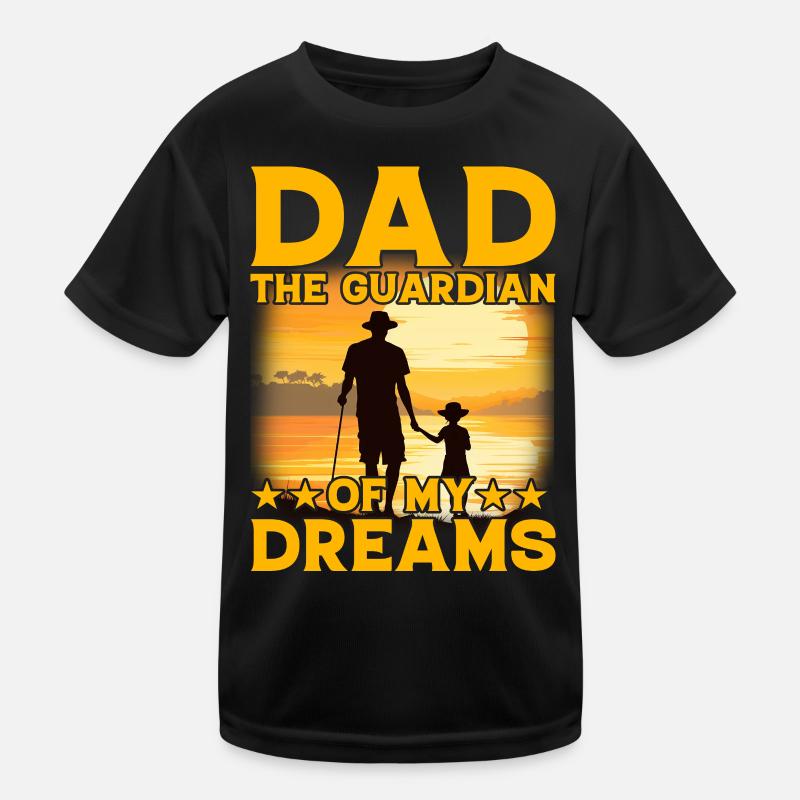 Papa, der Wächter, träumt Kinder Funktions-T-Shirt