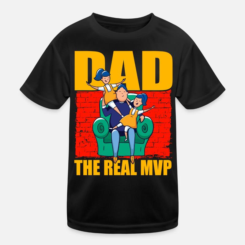 Papa Kinder Funktions-T-Shirt
