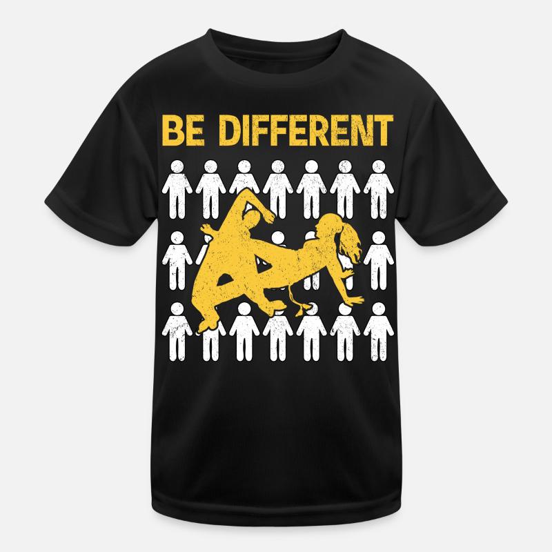 Capoeira Be Different Kids Functional T-Shirt