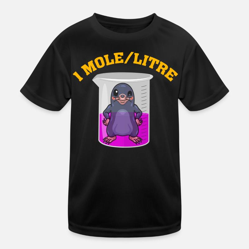 1 mole/L T-shirt sport Enfant