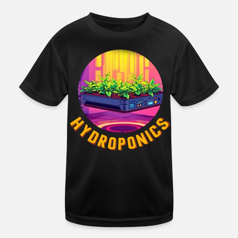 Cultivo hidropónico Camiseta funcional para niños